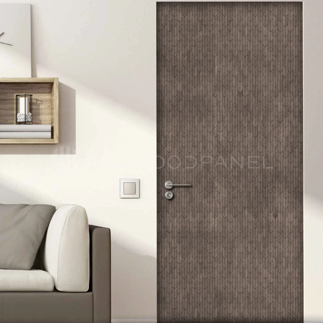 Decorative Wall Panel | Crimson - Pearl White  | 60x60cm | American walnut | Handcrafted | 3D panel - Image 2