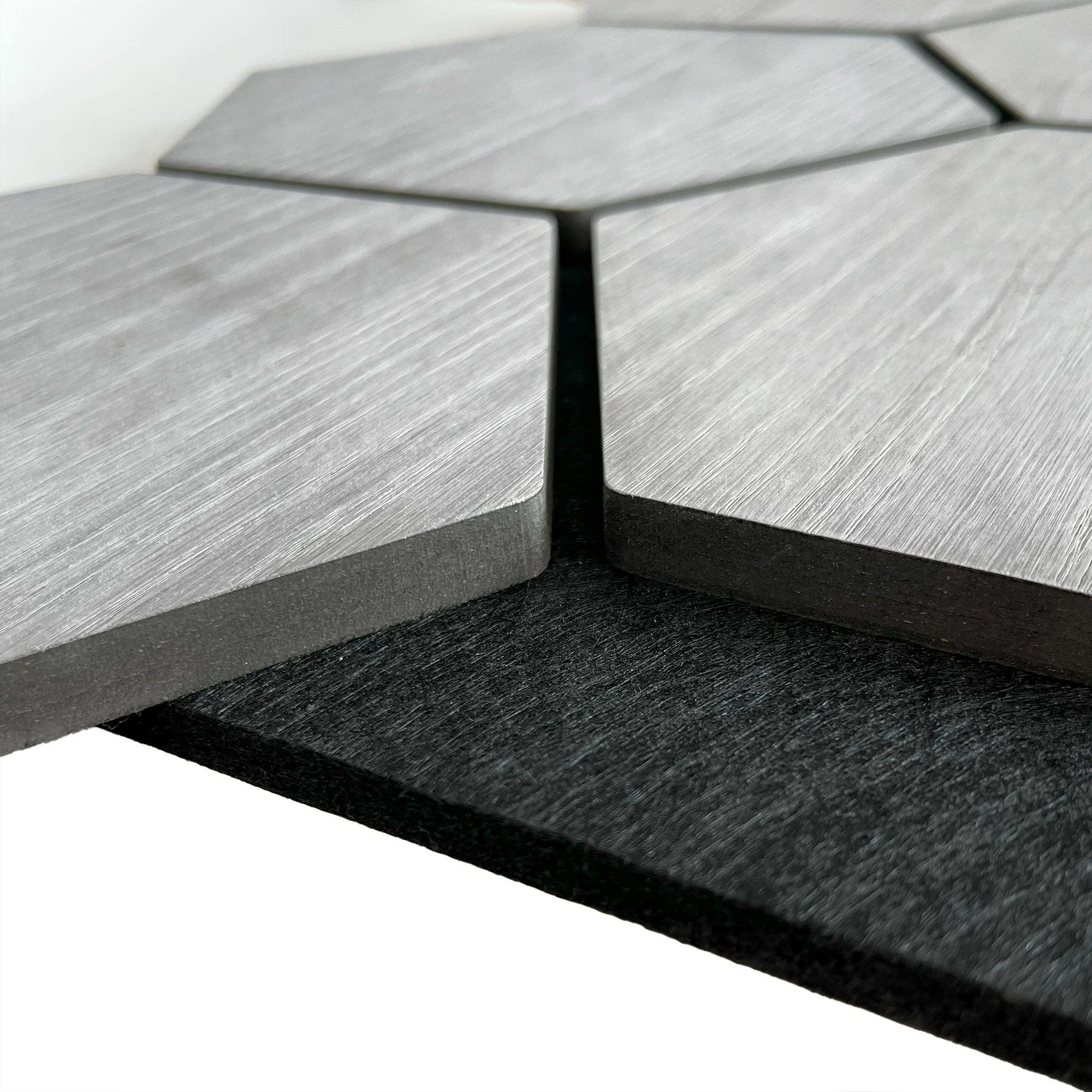 Hexagon Panel Grey Walnut 81 cm | Acoustic | Wall Decor - Image 5
